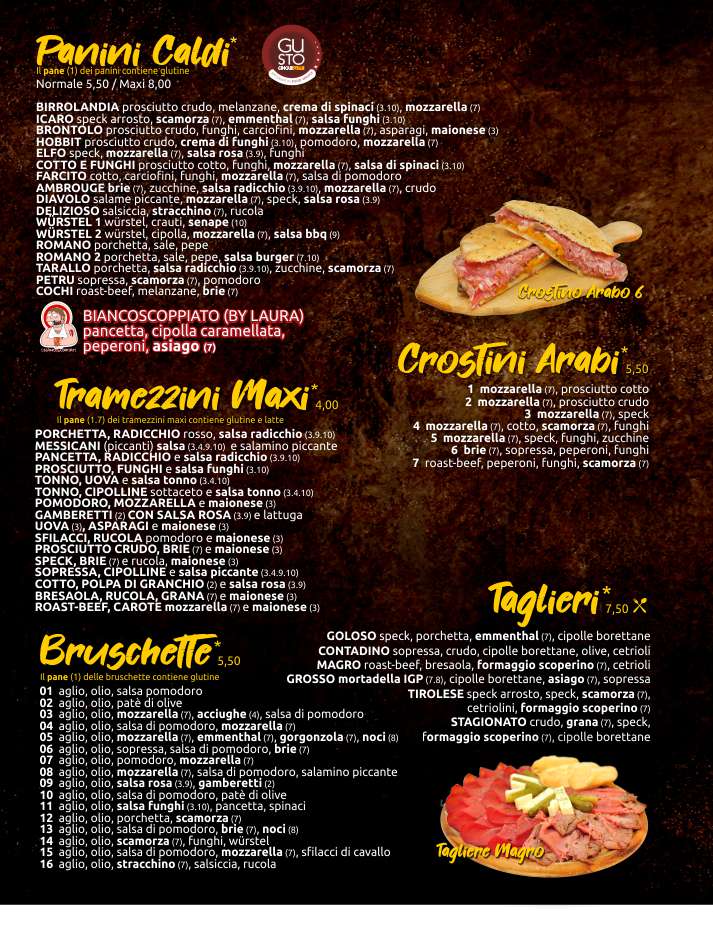 Birrolandia menu web